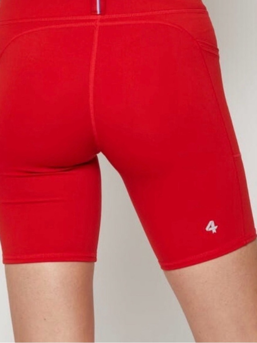 FOURLAPS Women's Plyo Short Red Crimson Medium M NEW - Picture 2 of 5